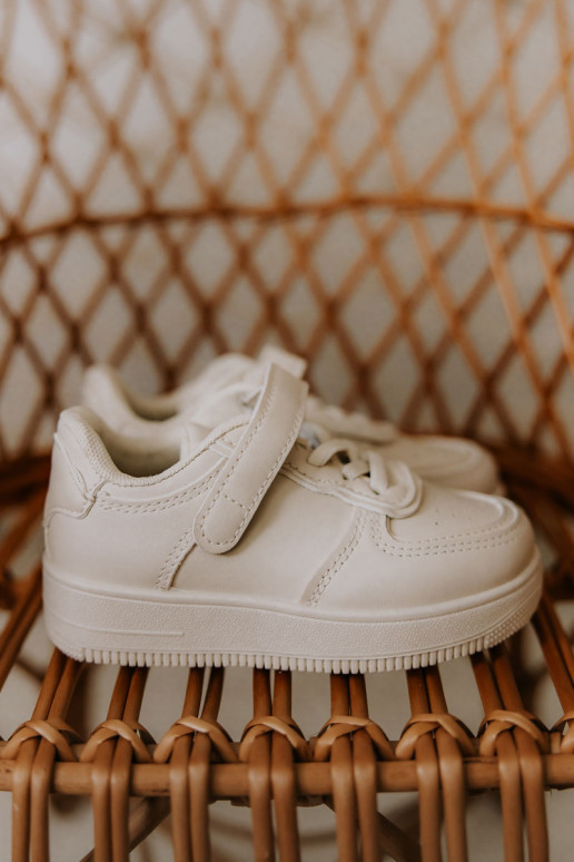 Sportschuhe für Kinder mit Klebeverschlüssen Beige Elike