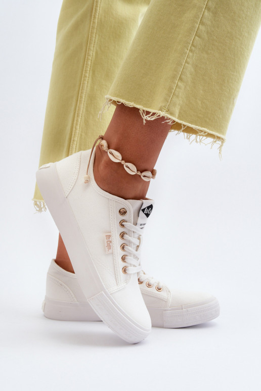 Frauen Schuhe Lee Cooper LCIN-24-31-2201 Zueiße Farbe