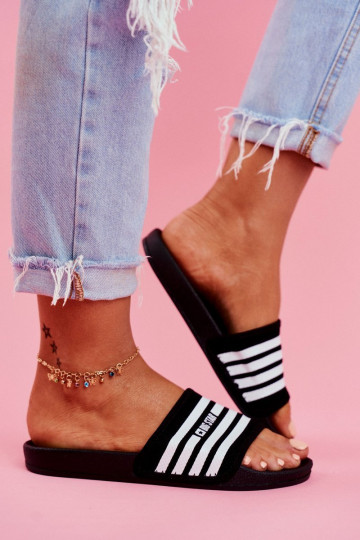 Damenhausschuhe Big Star FF274A353 schZuarze Farbe 2