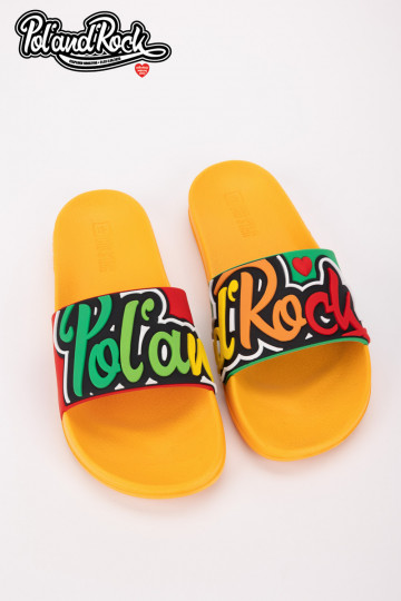 Flip-Flops Pol'and'Rock Festival X Big Star SS174507 in Gelb 2