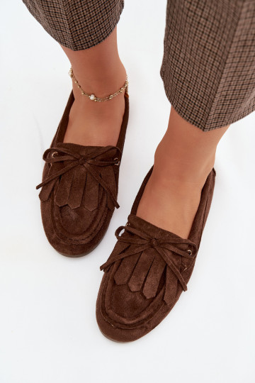 Mokassins für Damen mit stilvollen Details Und Fringe CzekoladoZue Glorina