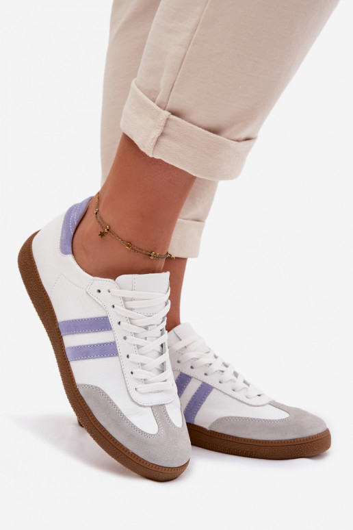 Zazoo N1068 Haut Niedrig Sneakers Stilvollllschuhe Feminin INeiß-blaue Farbe