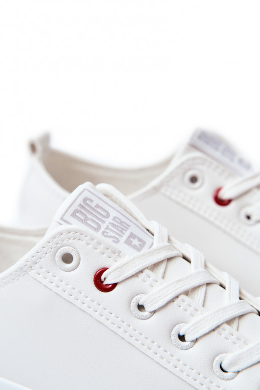 Ledersneaker für Herren BIG STAR JJ174006 Zueiße Farbe