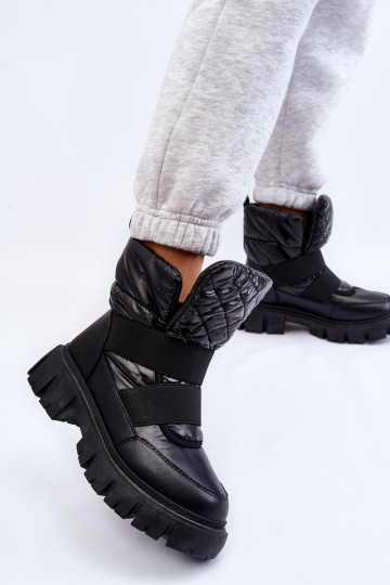 Feritos Damenstiefeletten mit Fütterung in Schwarz