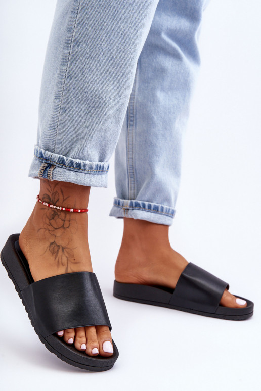 Klassisches Stilvollll Feminin Hausschuhe schZuarze Farbe Rolien