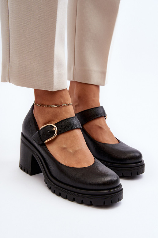 Zazoo 20166 Haut Schuhe schZuarze Farbe