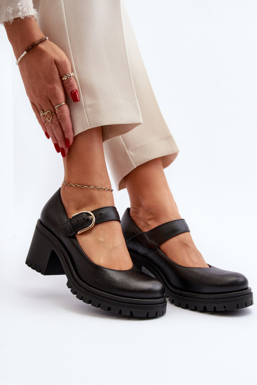 Zazoo 20166 Haut Schuhe schZuarze Farbe