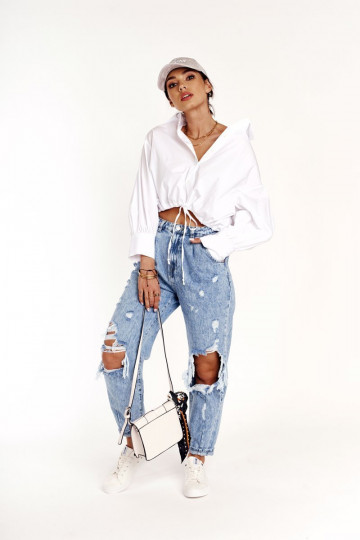 Damentief lässige Schuhe Big Star DD274451 Zueiße Farbe 2