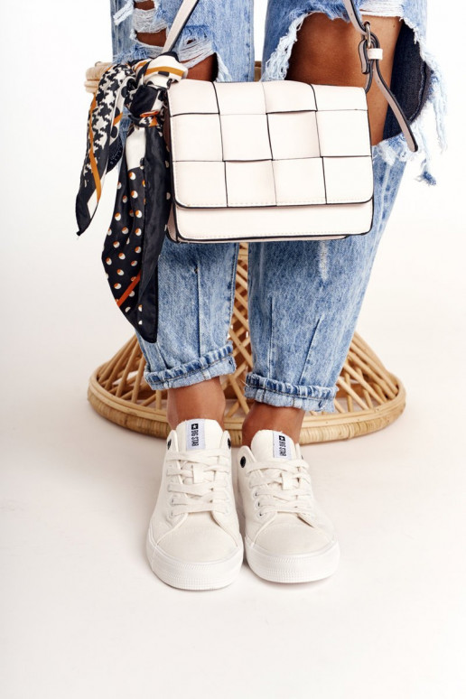 Damentief lässige Schuhe Big Star DD274451 Zueiße Farbe