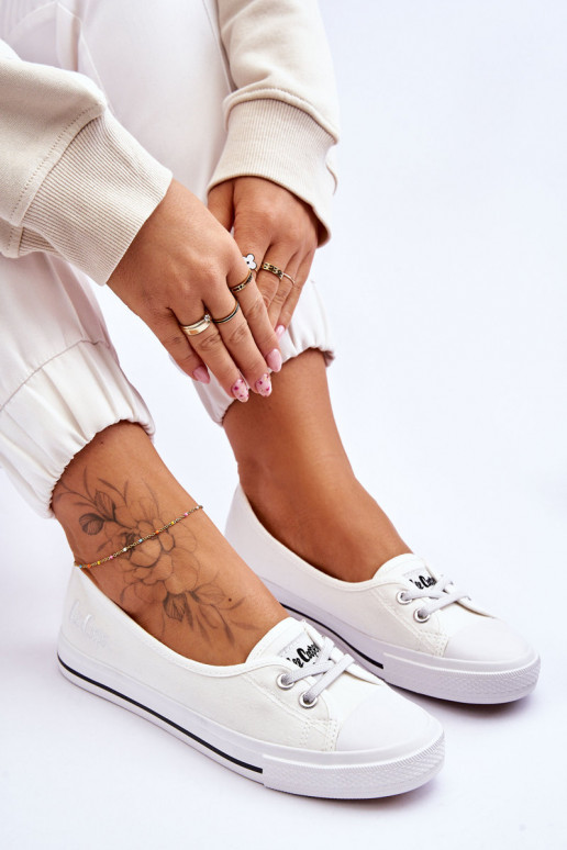 Frauen Schuhe Turnschuhe Lee Cooper LCIN-23-31-1791L Zueiße Farbe