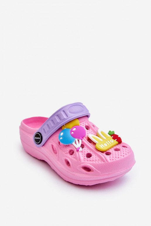 Kindisch Leichte Hausschuhe  Crocs Hausschuhe pinke Farbe SZueets