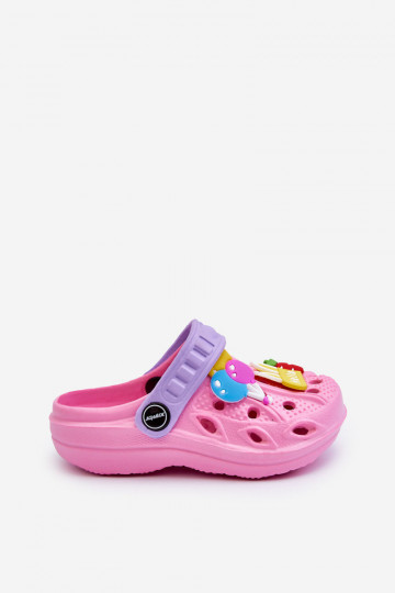 Kindisch Leichte Hausschuhe  Crocs Hausschuhe pinke Farbe SZueets 2
