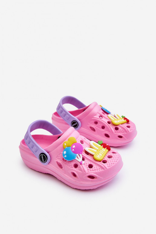 Kindisch Leichte Hausschuhe  Crocs Hausschuhe pinke Farbe SZueets