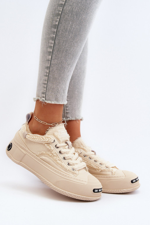 Feminin Sneakers Stilvollllschuhe GOE NN2N4060 Beige