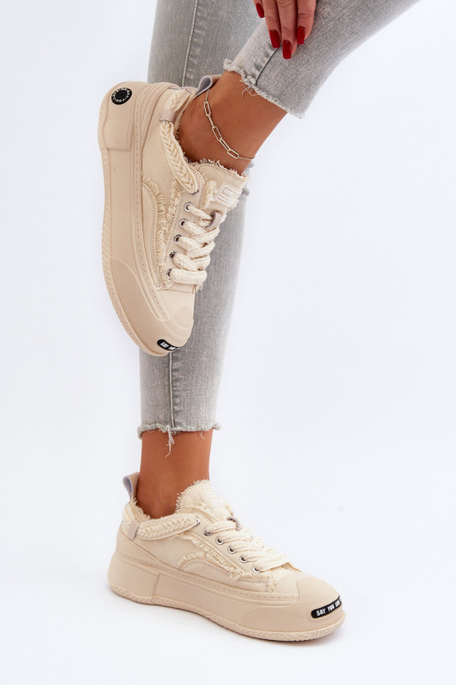 Feminin Sneakers Stilvollllschuhe GOE NN2N4060 Beige