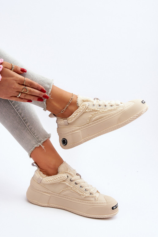 Feminin Sneakers Stilvollllschuhe GOE NN2N4060 Beige