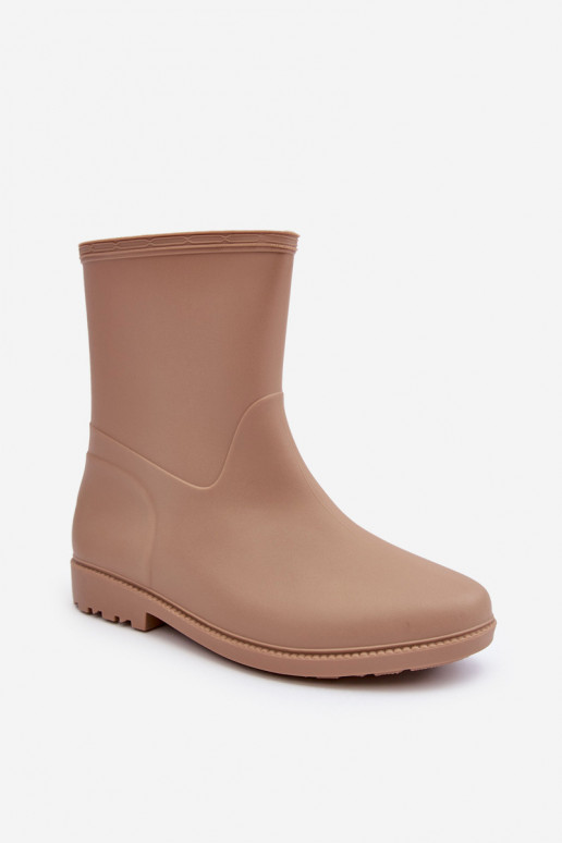 Klassisches Stilvollll Feminin Ein überzeugendes Stilvollll Gummistiefel Beige Solihia