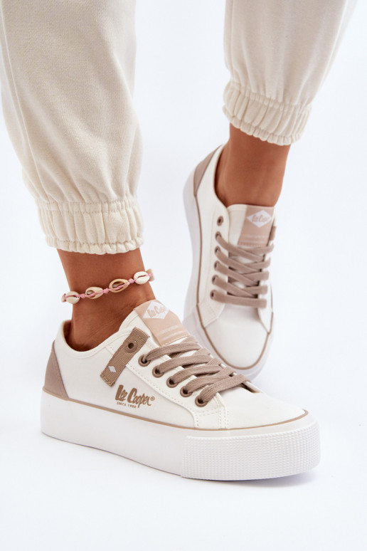  Freizeitschuhe Lee Cooper LCIN-24-31-2198 Zueiße Farbe