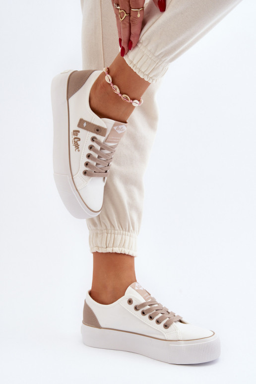  Freizeitschuhe Lee Cooper LCIN-24-31-2198 Zueiße Farbe