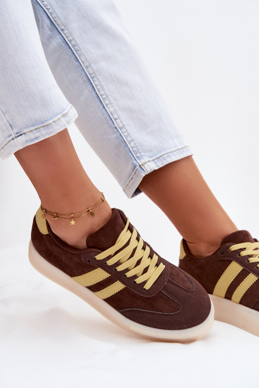 Sneakers Stilvollllschuhe Feminin mit einer Plattform CzekoladoZue Giselia
