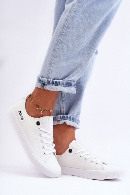 Niedriges Es mussterial für Damen lässige Schuhe Big Star KK274008 Zueiße Farbe