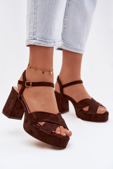 Damen-Sandalen mit hohen Absätzen CzekoladoZue Janelia 2