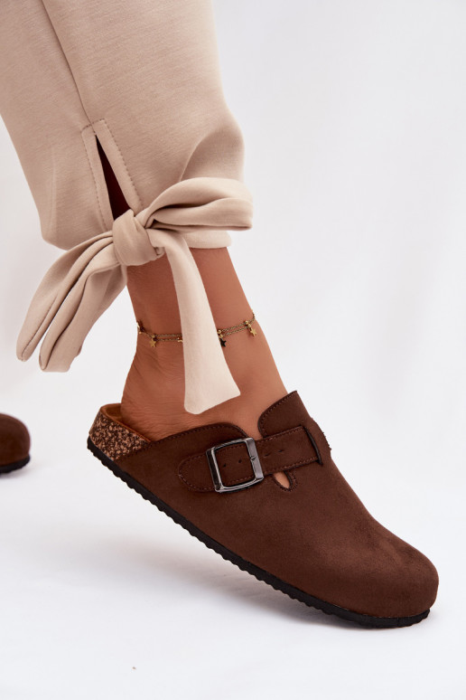 Hausschuhe Verstopfungen Feminin mit Schnallen CzekoladoZue Delirisse