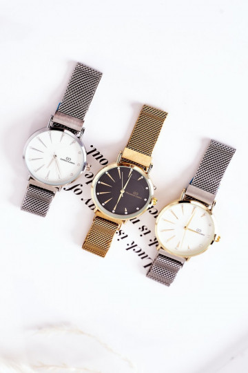 Betrachten Am Armband Mesh Giorgio&Dario grau-goldene Farbe 2