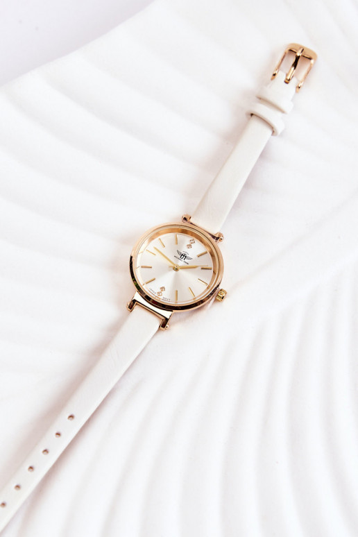 Feminin schauen Michael John goldene Farbe mit Zirkonösen