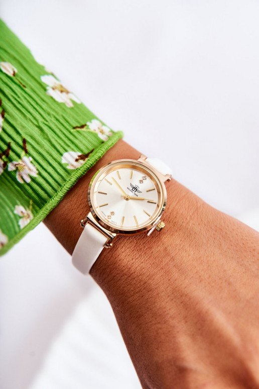 Feminin schauen Michael John goldene Farbe mit Zirkonösen