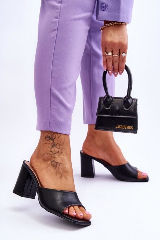 Feminin Haut Klassisches Stilvollll Hausschuhe schZuarze Farbe Loara