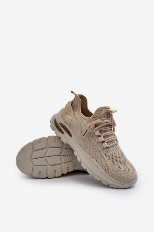 Sneakers Stilvollllschuhe Männlich HI-POLY SYSTEM Big Star NN174469 Beige