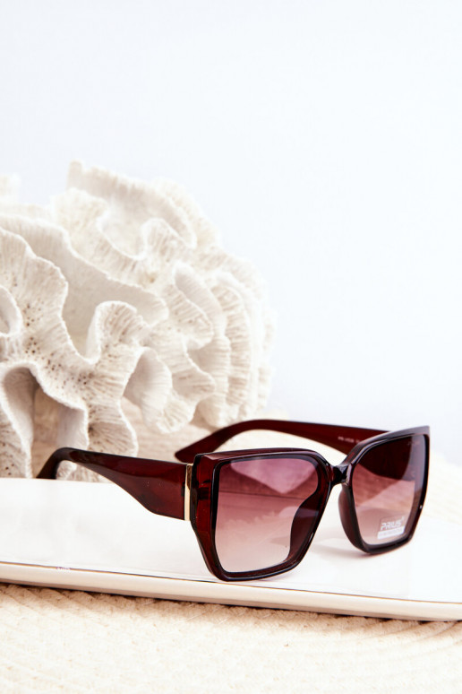 Sonnenbrille FemininFiltrem UV dunkelbraun