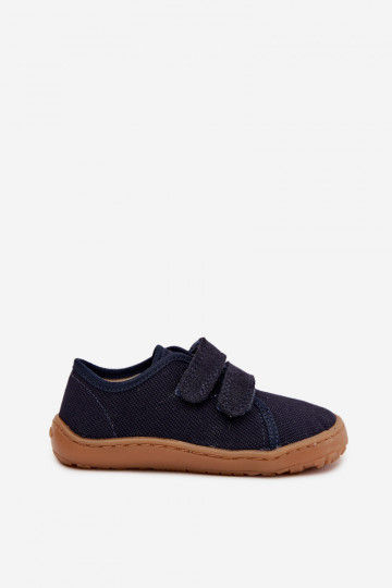Hausschuhe Kindisch Barefoot Froddo Canvas G1700440-2 Dunkelblau 2