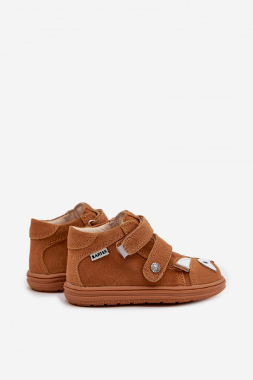 Lederne Kinderschuhe für Jungen mit Lisa-Thema Bartek 8632063 in Braun 2