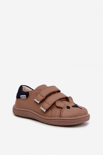 Haut Schuhe Barefoot Kindisch Mit Bär Bartek 8600654 Beige