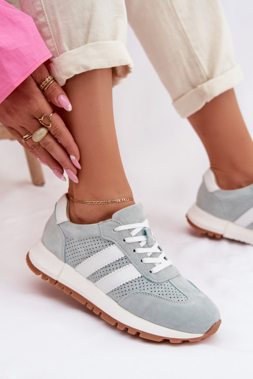 Sneakers Stilvollllschuhe FemininErmöglichtturalnego aus INildlederu Mintfarbe Es mussrceline