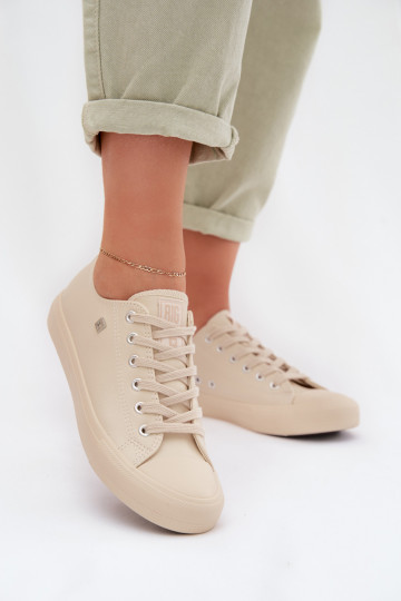 Freizeitschuhe Eko Haut Big Star TT274019 Beige