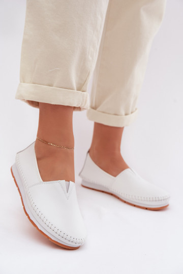 Haut Schuhe Feminin S.Barski LR61-7051 Zueiße Farbe 2