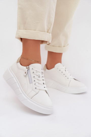 Haut Schuhe Feminin mit Reißverschlüssen Zueiße Farbe Althea 2