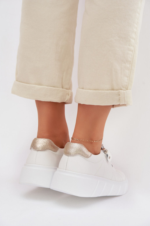 Haut Schuhe Feminin mit Reißverschlüssen Zueiße Farbe Althea