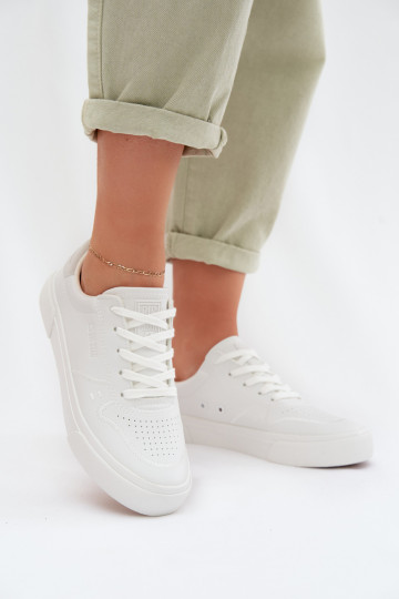 Sneakers Stilvollllschuhe Feminin Big Star TT274008 Zueiße Farbe 2