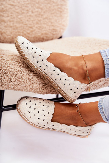 Feminin Ein überzeugendes Stilvollll Ballerinas mit Blumen Zueiße Farbe Vennice 2