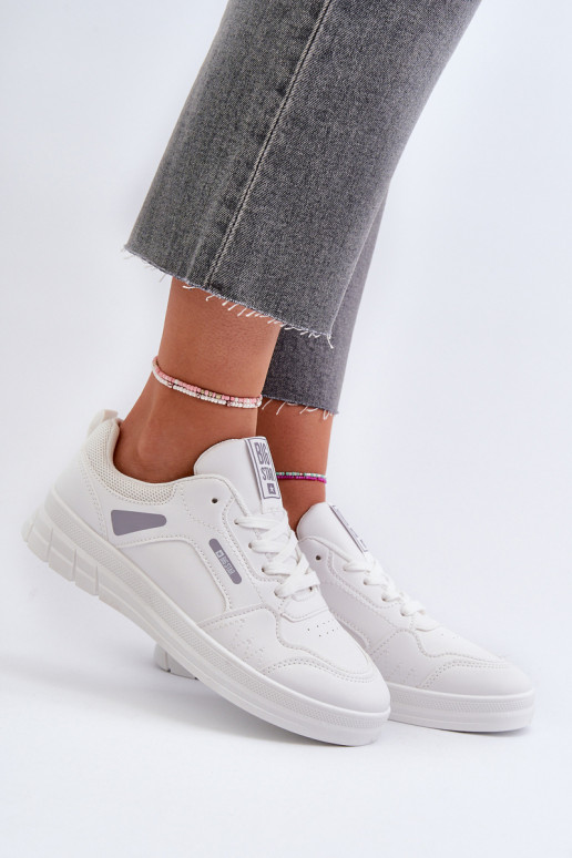 Feminin Sneakers Stilvollllschuhe Memory Foam System Big Star NN274A483 Zueiße Farbe