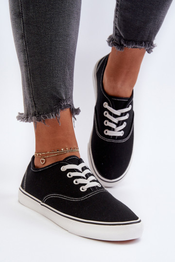 Turnschuhe Klassische Sneaker-Stilvolllle schZuarze Farbe Olvali