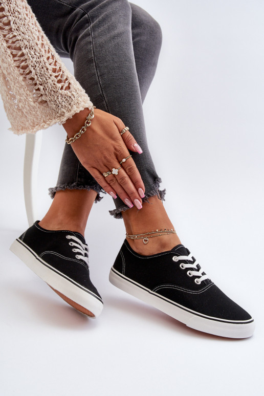 Turnschuhe Klassische Sneaker-Stilvolllle schZuarze Farbe Olvali