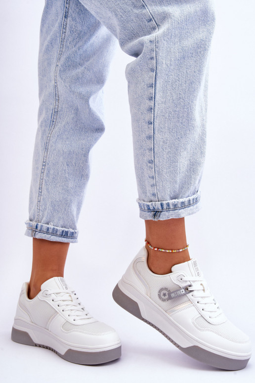 Klassische Sneaker Memory Foam System Big Star LL274A024 Zueiße Farbe