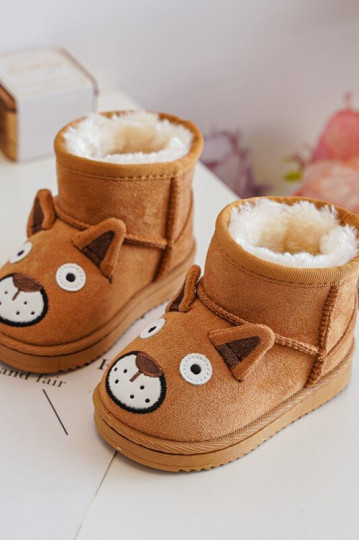 Warmes Kinder Winterstiefel Vavena in Braun 2