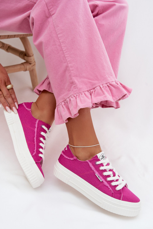 Freizeitschuhe mit einer Plattform O`NEILL SPINNA C INOMEN LOIN 90261009.06R pinke Farbe