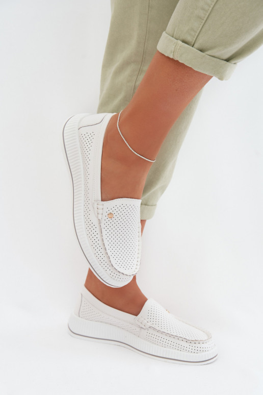 Schuhe FemininErmöglichtturalnej Skóry S.Barski GR61-5980 Zueiße Farbe